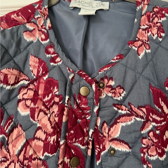 Rachel Zoe Spring Floral Quilted Jacket - Picture 3 of 8